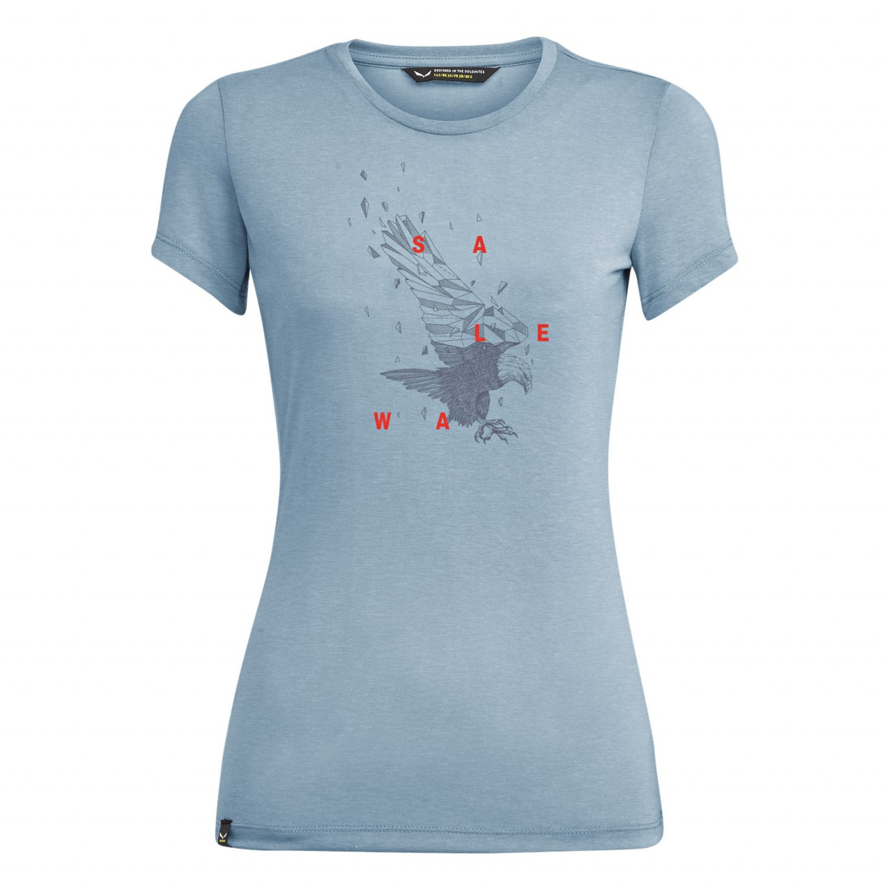 Camisetas Salewa Eagle Figure Dri-Release® Mujer Grises/Azules Mexico (VO3249671)